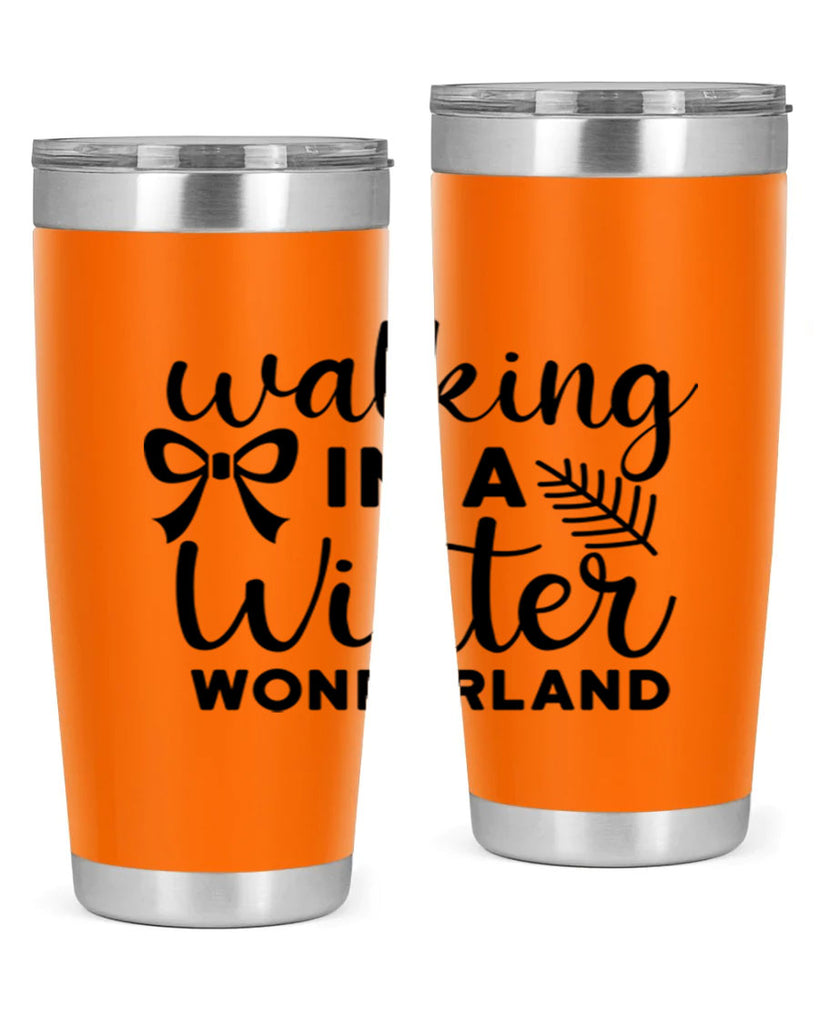 Walking In A Winter Wonderland 441#- winter- Tumbler