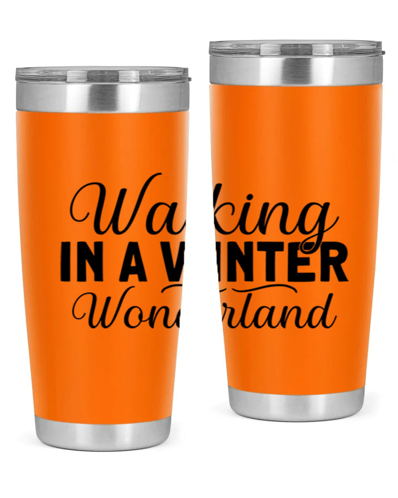 Walking in a Winter Wonderland 434#- winter- Tumbler