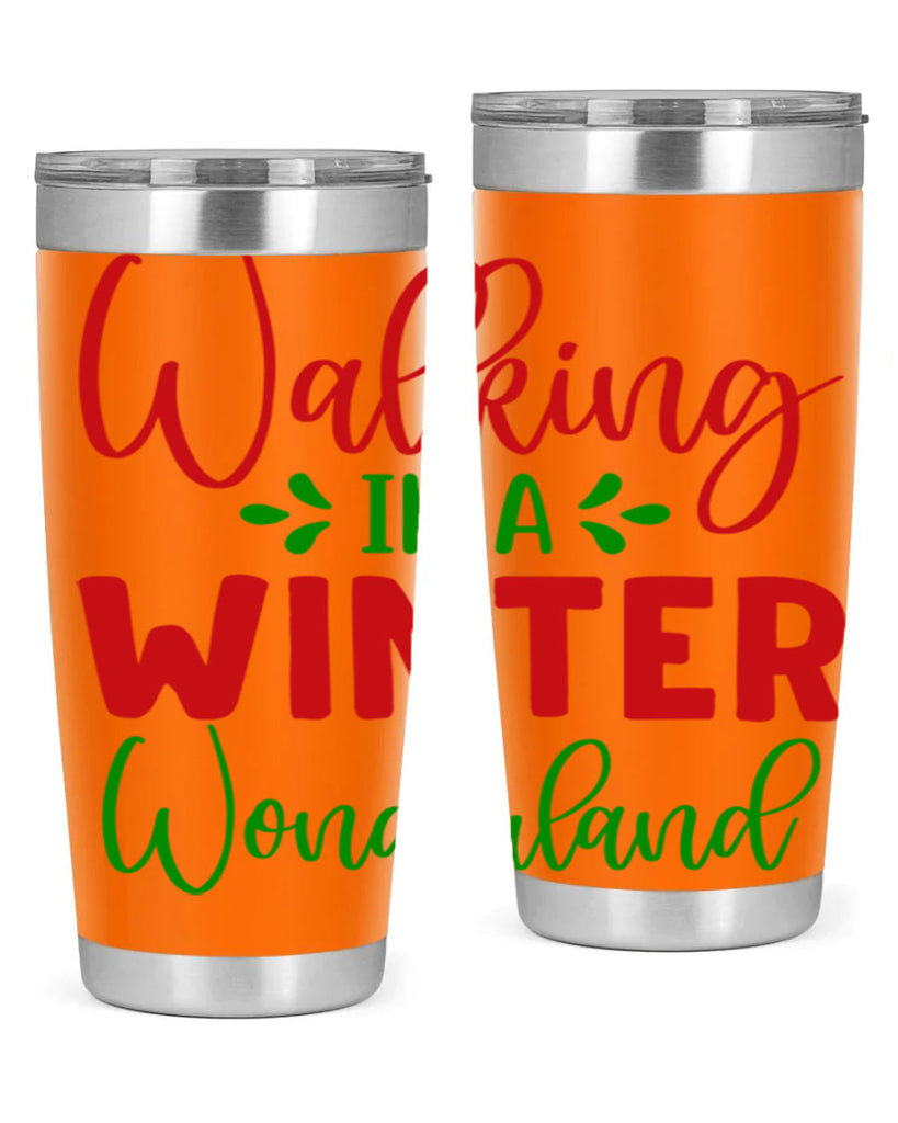 Walking in a Winter Wonderland 436#- winter- Tumbler