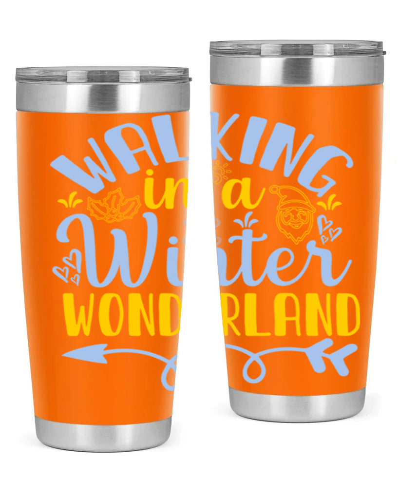 Walking in a winter wonderland440#- winter- Tumbler