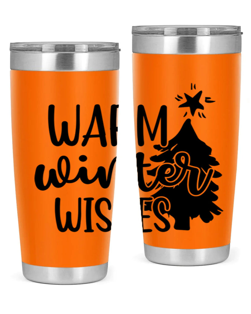 Warm Winter Wishes 451#- winter- Tumbler