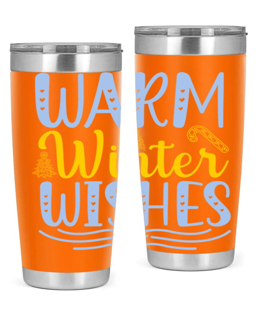 Warm winter wishes 449#- winter- Tumbler