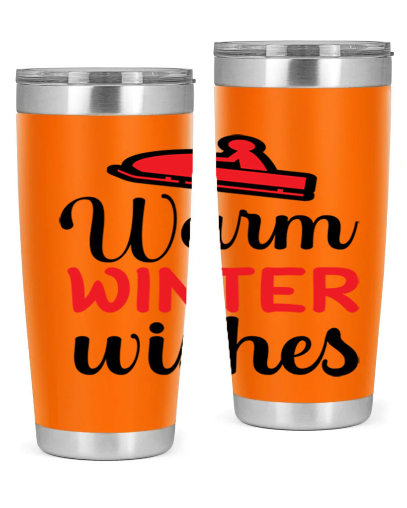 Warm winter wishes 452#- winter- Tumbler