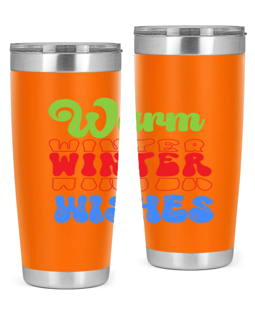Warm winter wishes 458#- winter- Tumbler