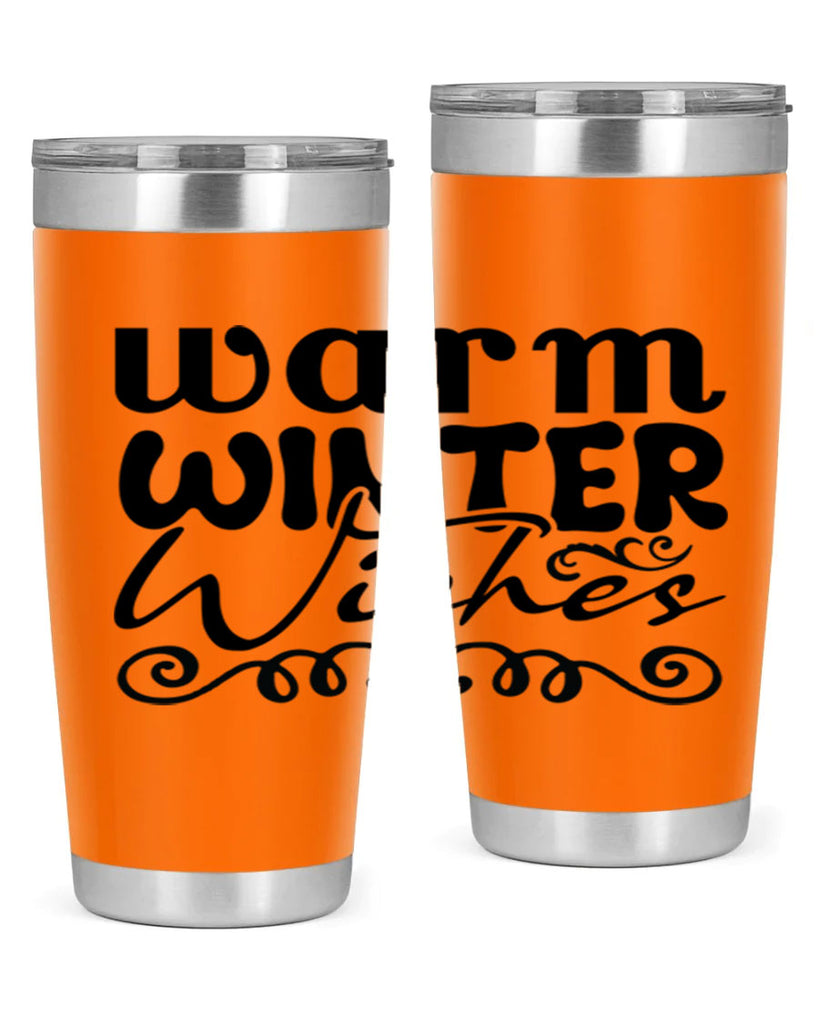 Warm winter wishes 461#- winter- Tumbler