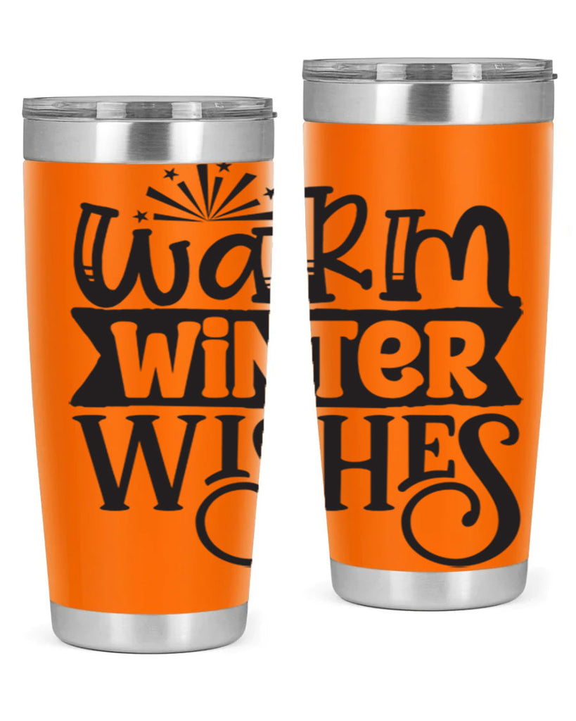 Warm winter wishes 462#- winter- Tumbler
