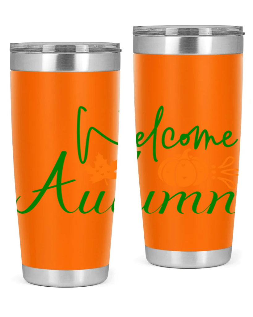 Welcome Autumn 627#- fall- Tumbler