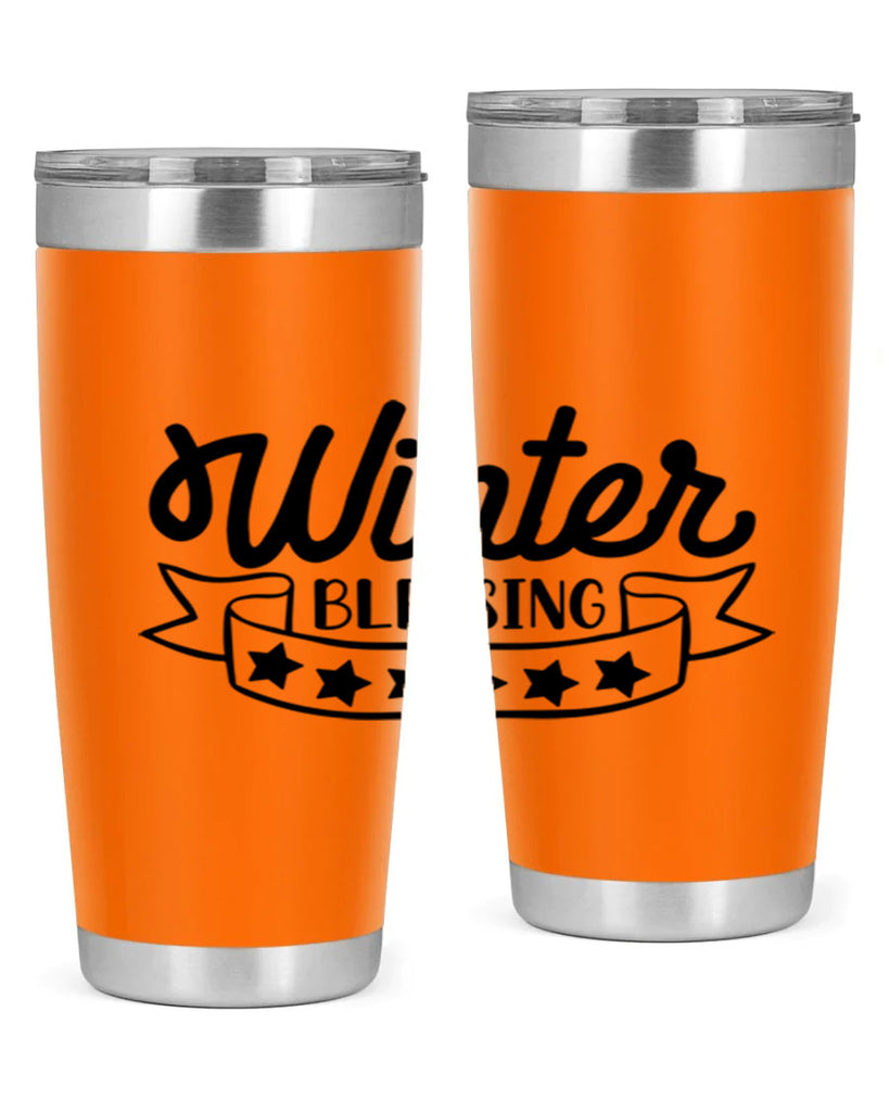 Winter Blessing 485#- winter- Tumbler
