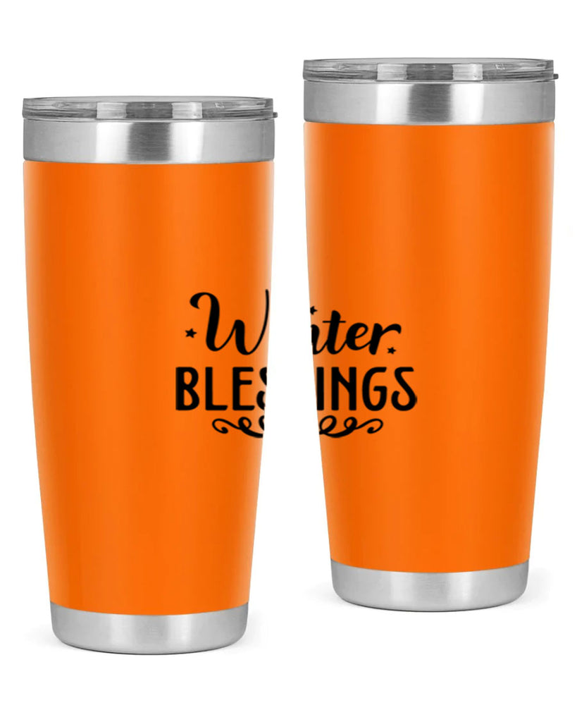 Winter Blessings 490#- winter- Tumbler