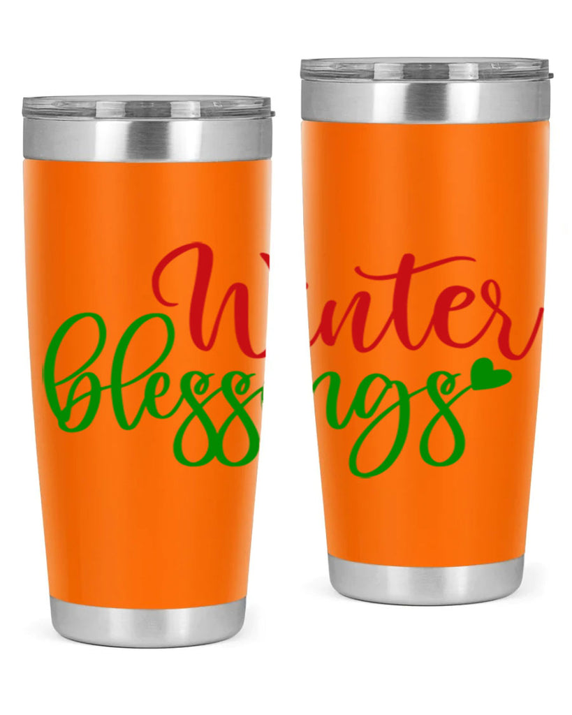 Winter Blessings 492#- winter- Tumbler