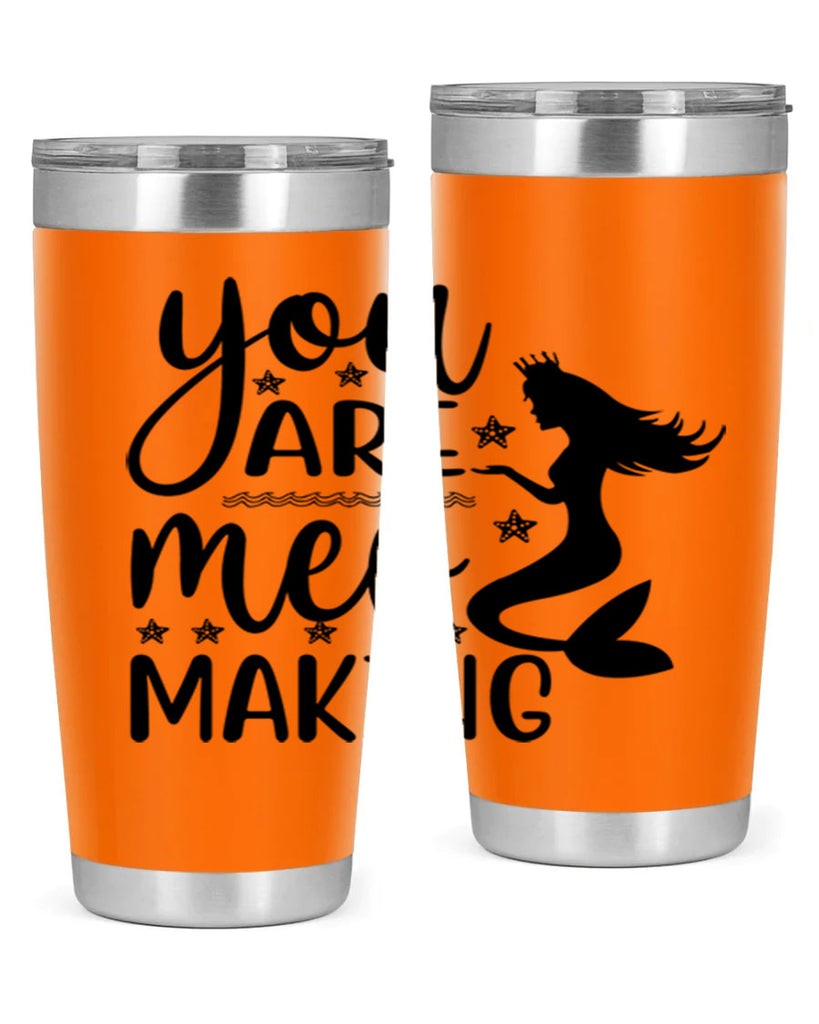 You are mer making 684#- mermaid- Tumbler