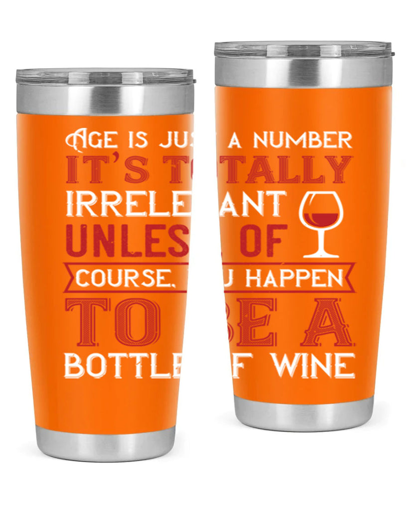 age is just a number its totaly 92#- wine- Tumbler