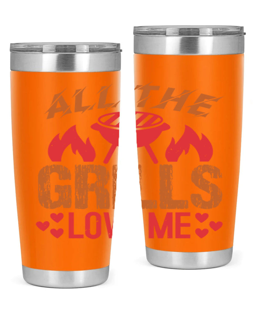 all the grills love me 50#- bbq- Tumbler