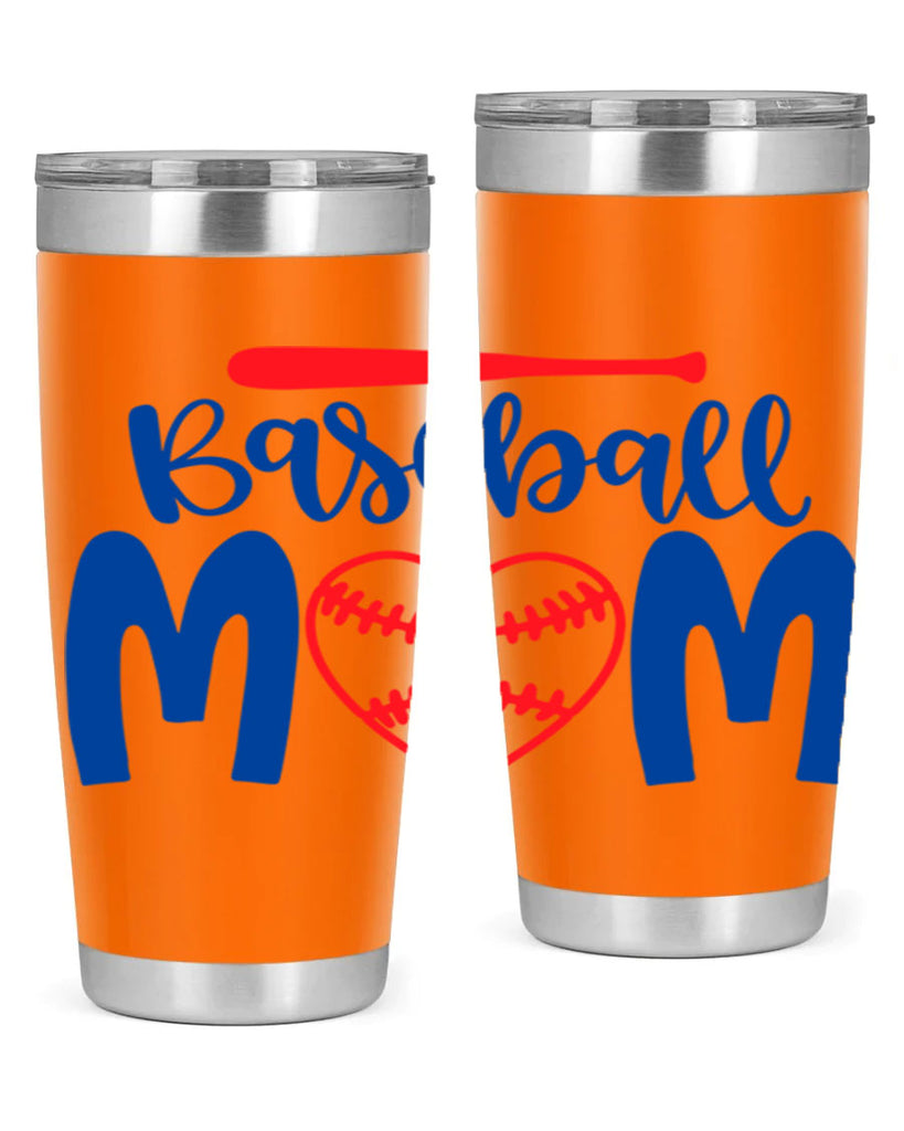 baseball mom 2077#- baseball- Tumbler