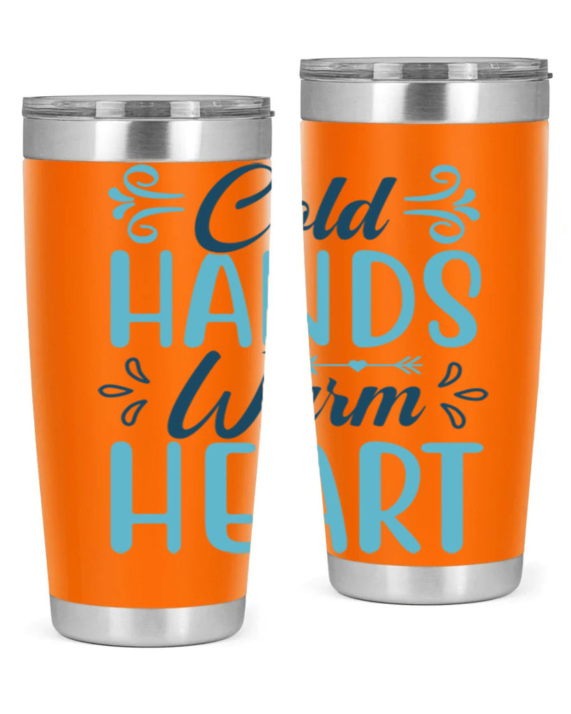cold hands warm heart 50#- winter- Tumbler