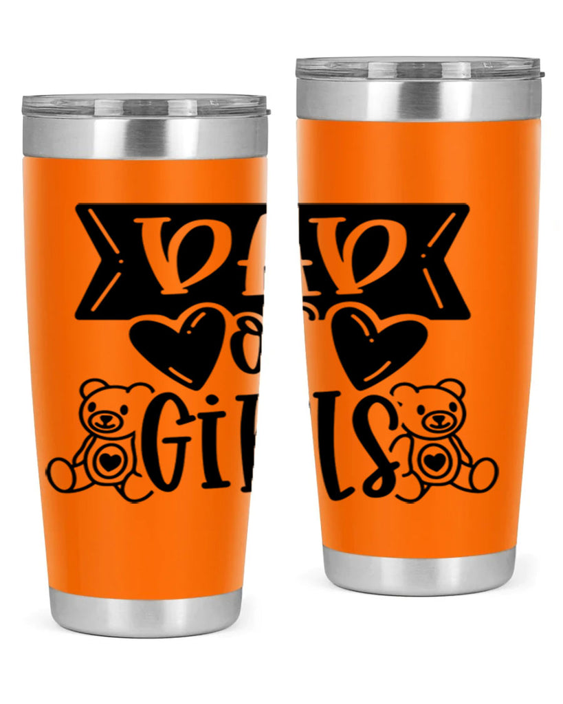 dad of girls 60#- fathers day- Tumbler