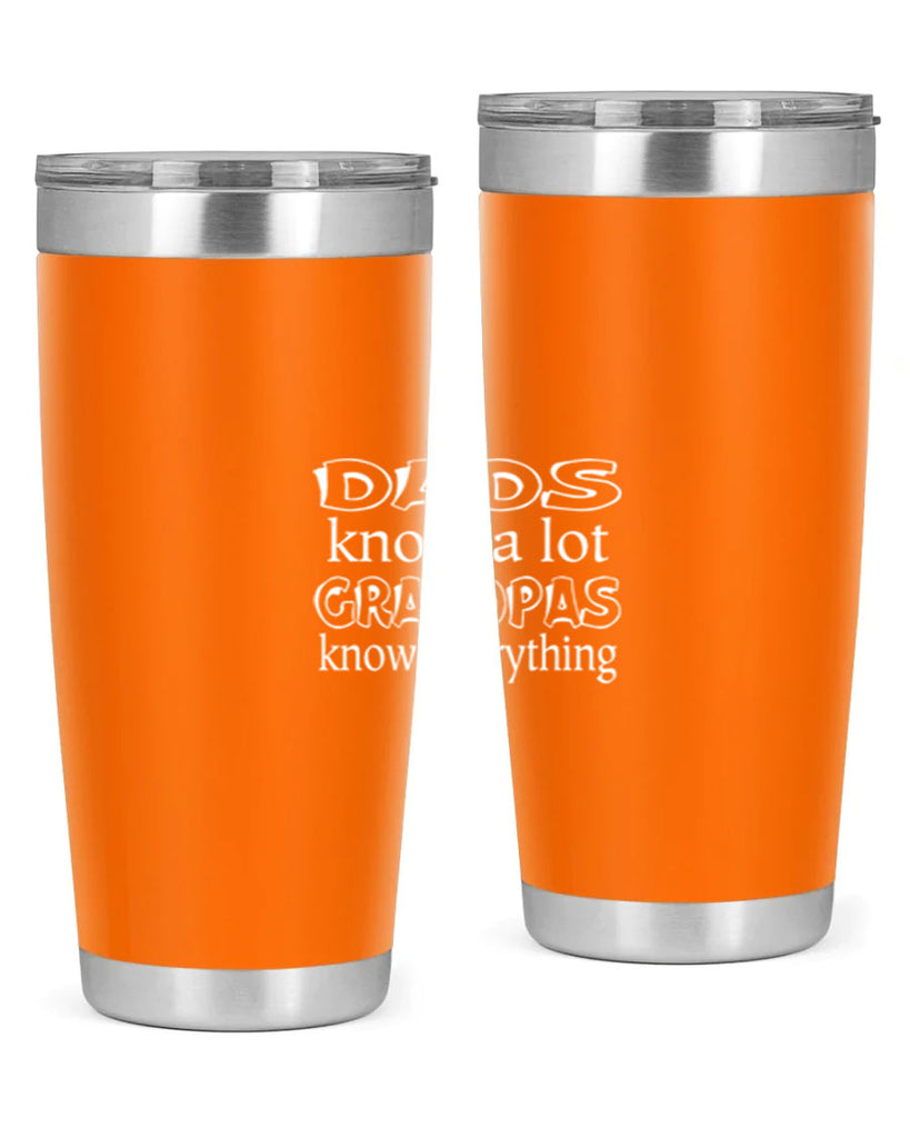 dads know a lot 17#- dad- Tumbler