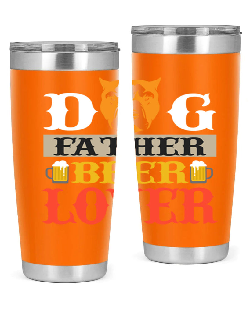 dog father beer lover 116#- beer- Tumbler