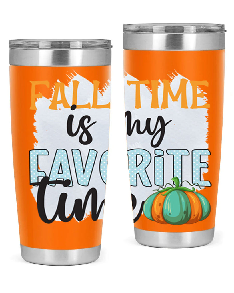 fall time is my favorite time 134#- fall- Tumbler