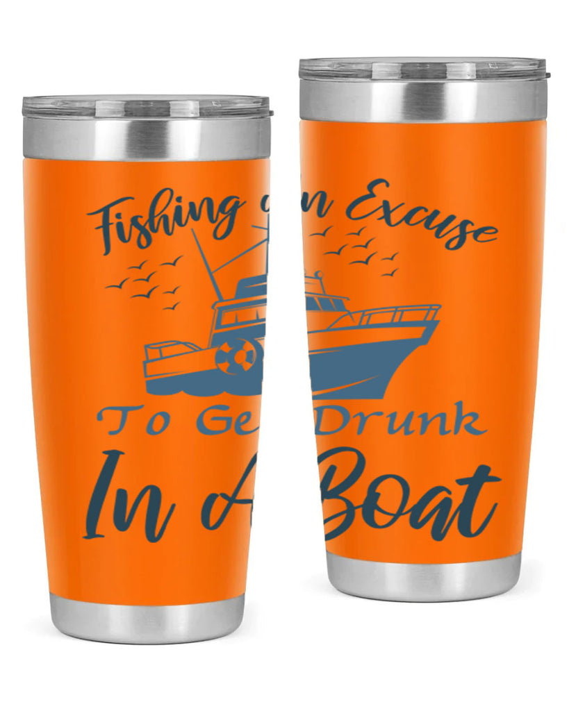 fishing an excuse 152#- fishing- Tumbler