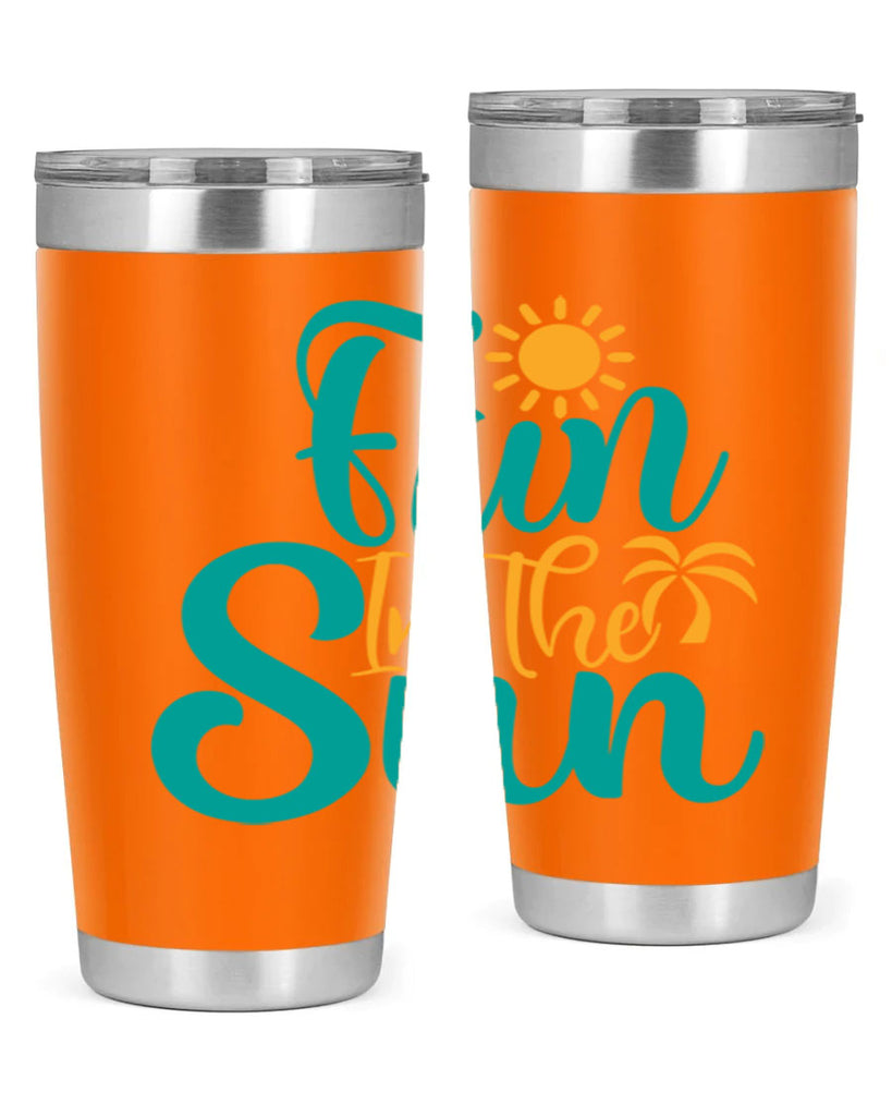 fun in the sun Style 104#- summer- Tumbler