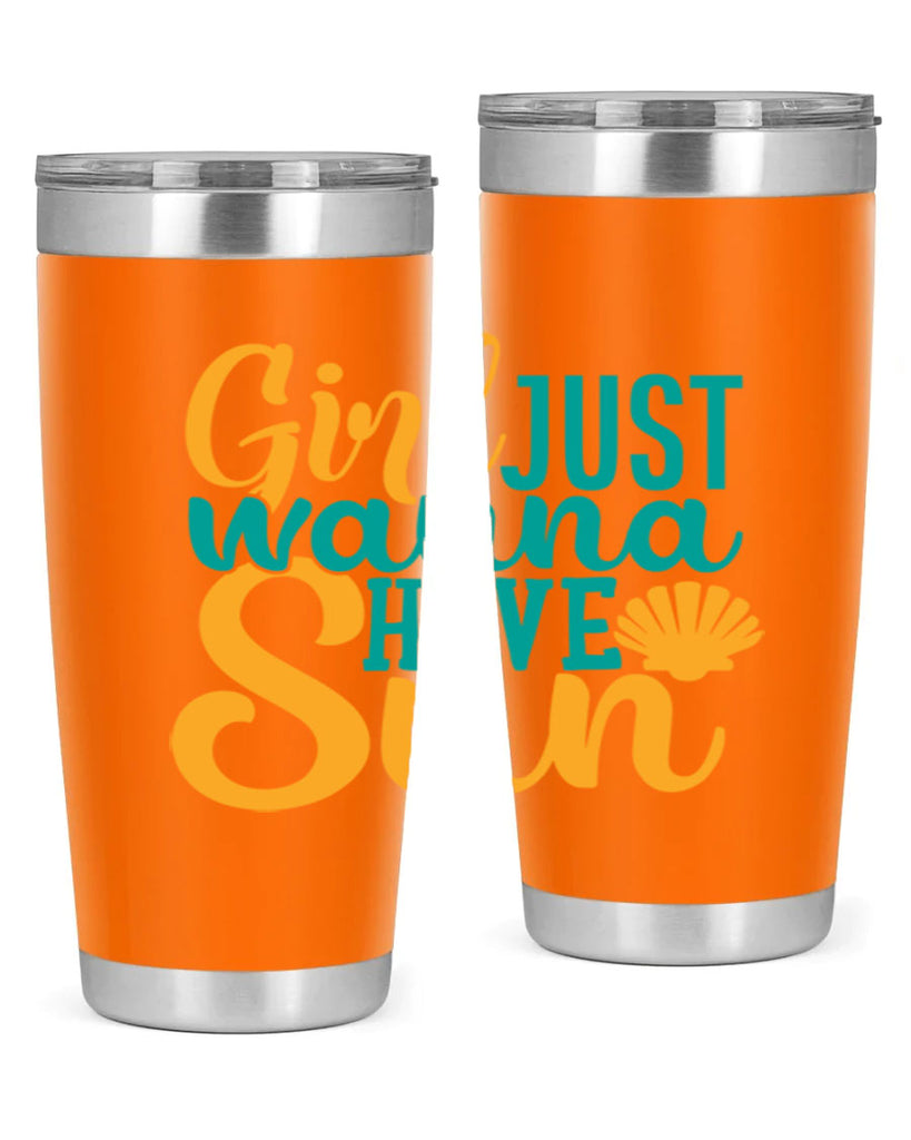 girls just wanna have sun Style 101#- summer- Tumbler