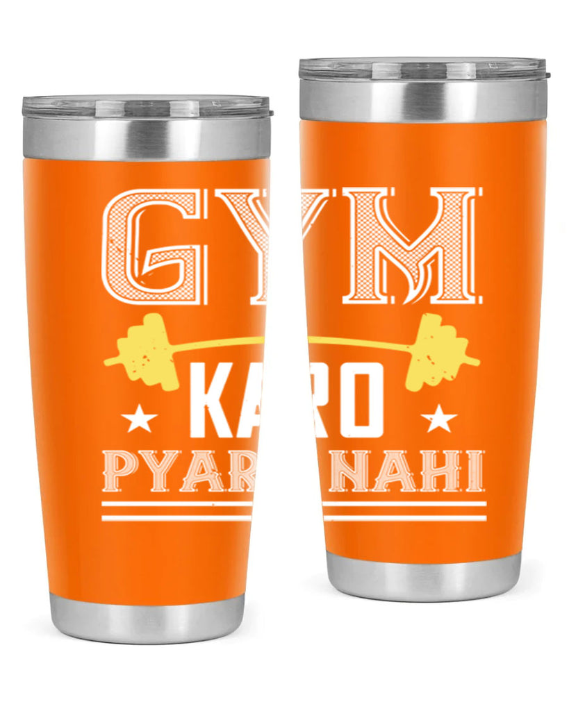 gym karo pare nahi 96#- gym- Tumbler
