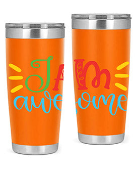 i am awesome Style 18#- autism- Tumbler