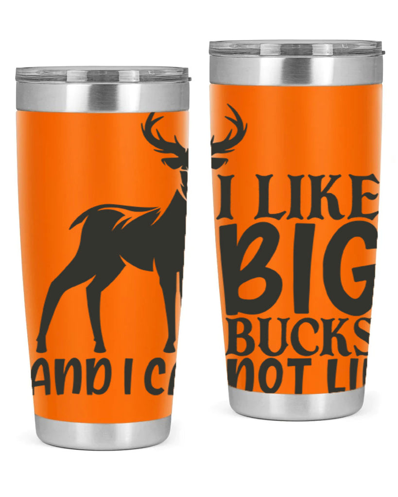 i like big bucks and i cannot lie 8#- hunting- Tumbler