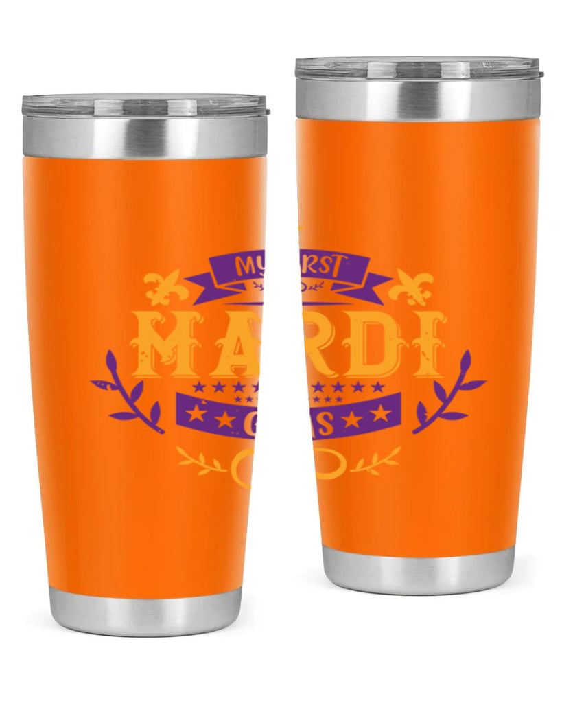 my first mardi gras 44#- mardi gras- Tumbler
