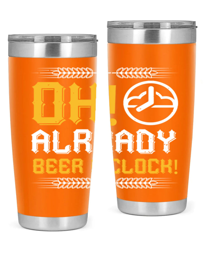 oh already beer oclock 54#- beer- Tumbler