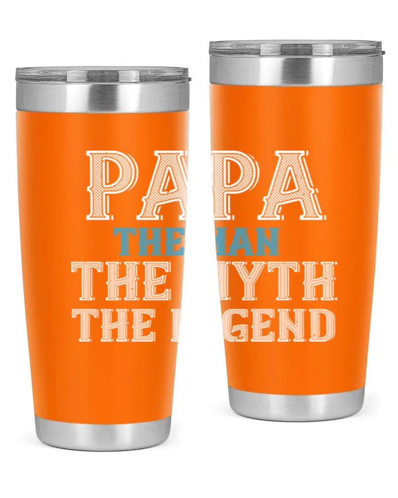 papa the man the myth the legend 15#- grandpa - papa- Tumbler