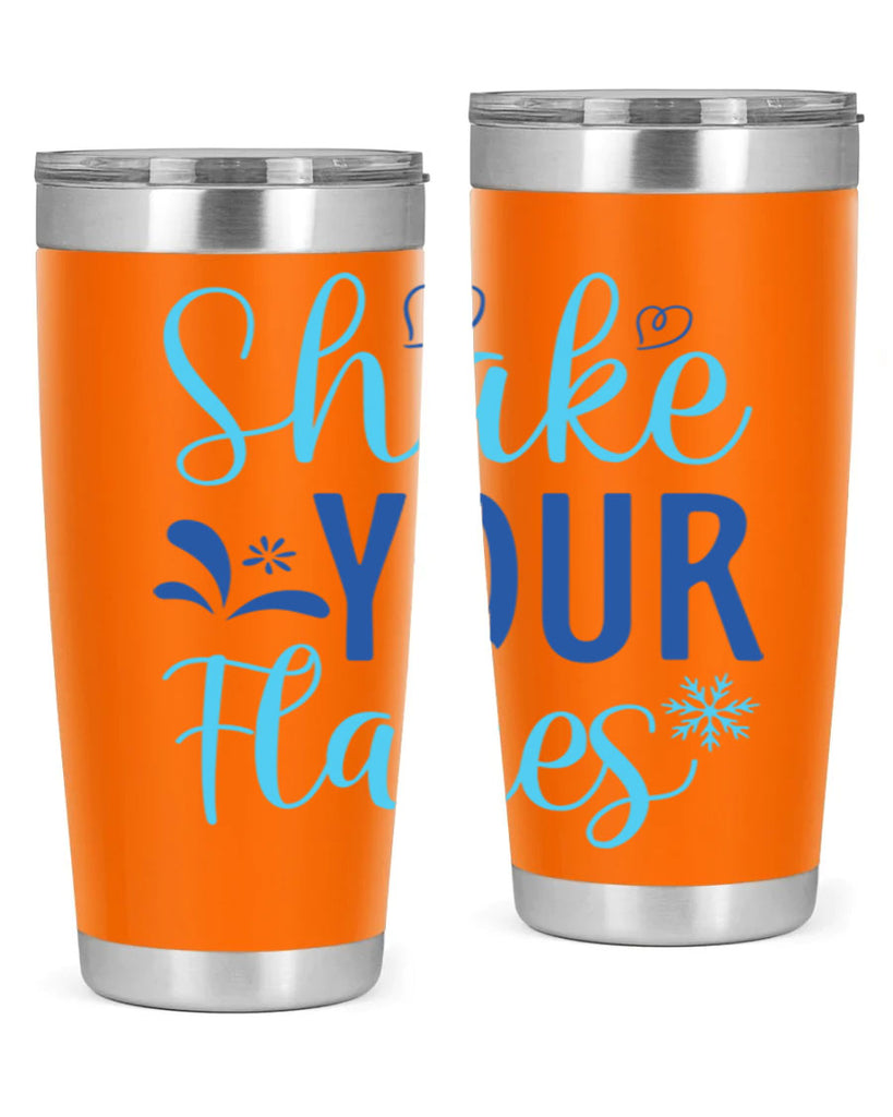 shake your flakes 359#- winter- Tumbler