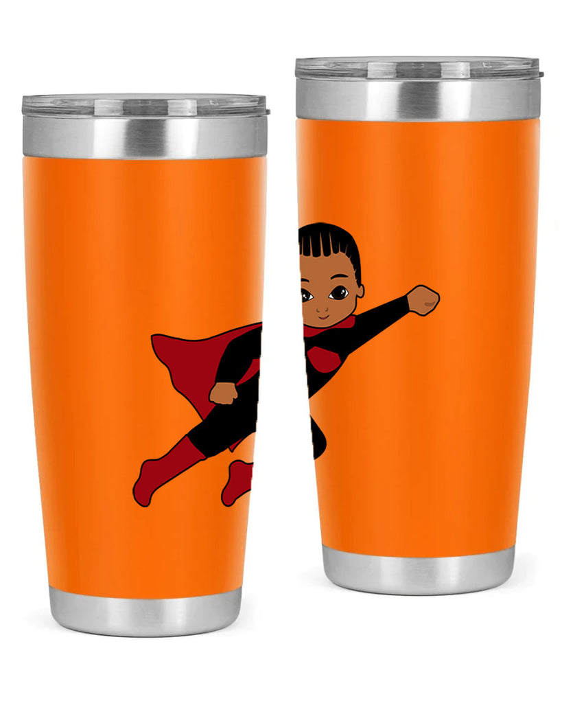 super kid 16#- black men - boys- tumbler