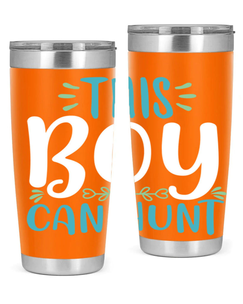 this boy can huntt 1#- easter- Tumbler