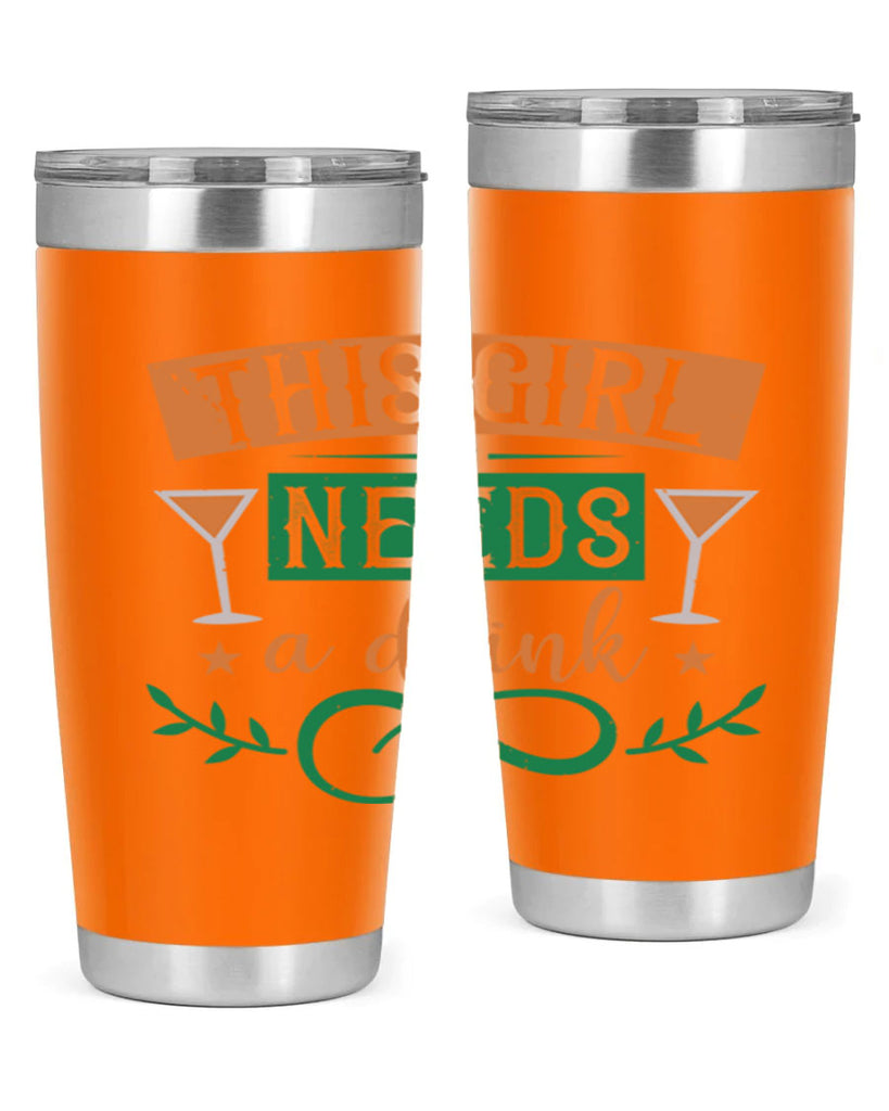 this girl needs a drink 1#- mardi gras- Tumbler