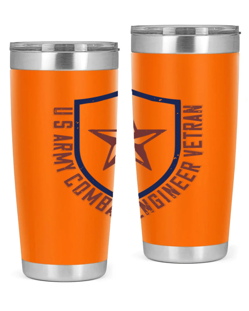 u s army conbat engineer vetran Style 32#- engineer- tumbler