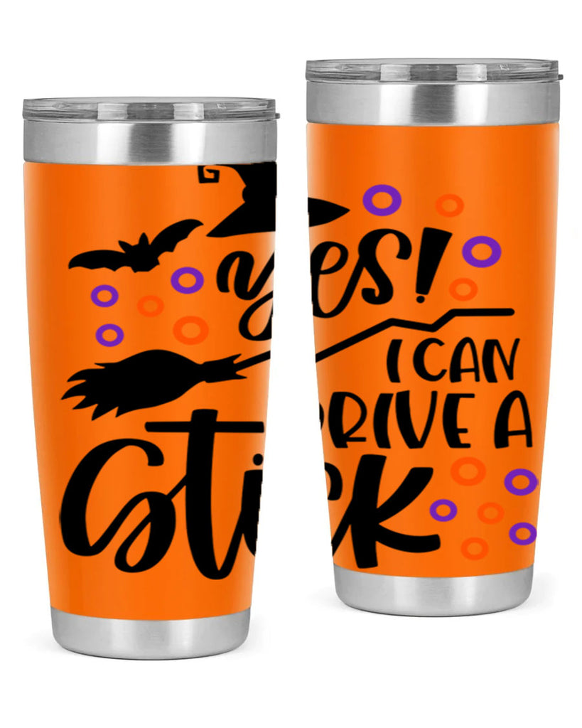 yes i can drive a stick 3#- halloween- Tumbler