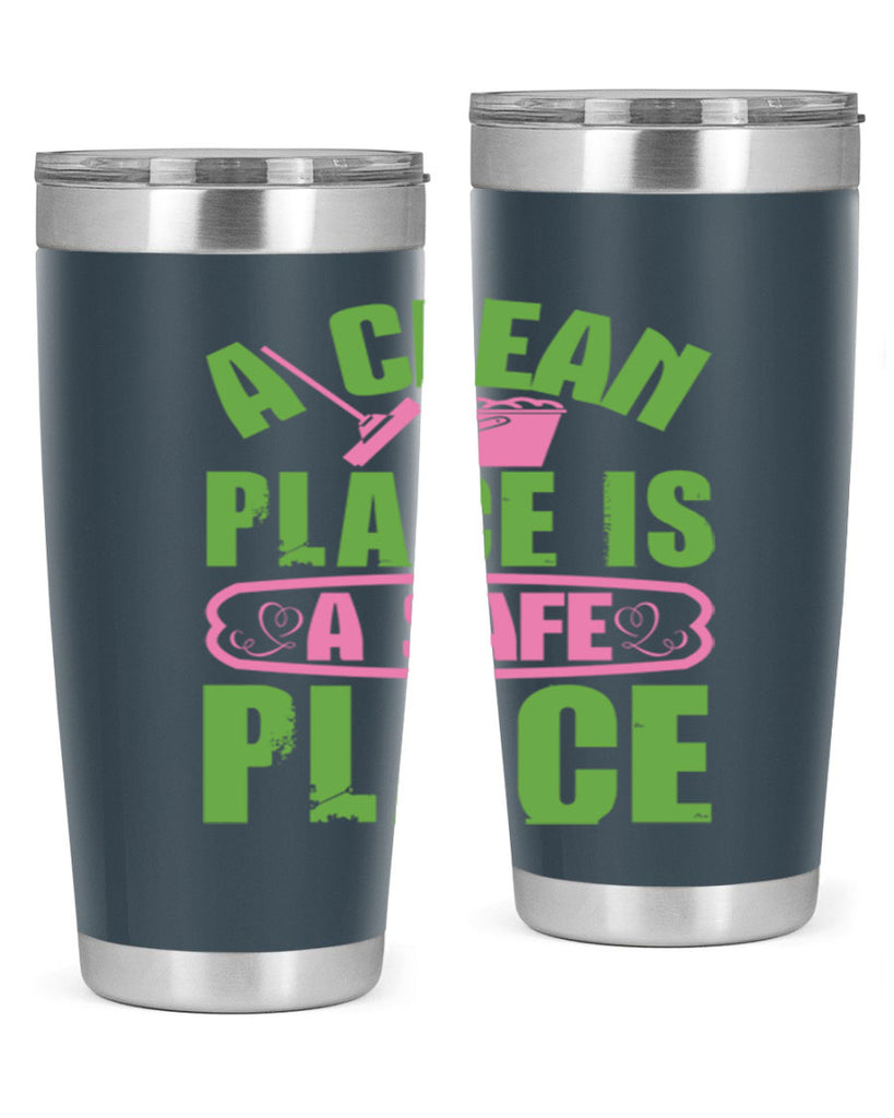 A clean place is a safe place Style 50#- cleaner- Cotton Tank