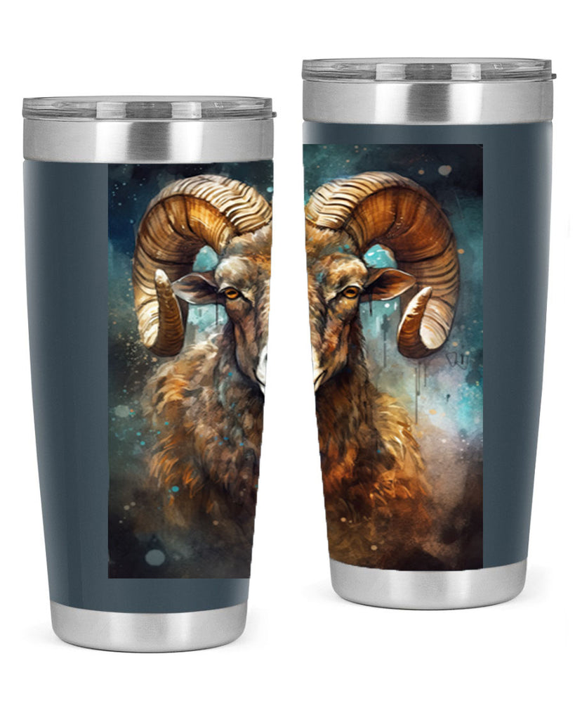Aries 54#- zodiac- Tumbler