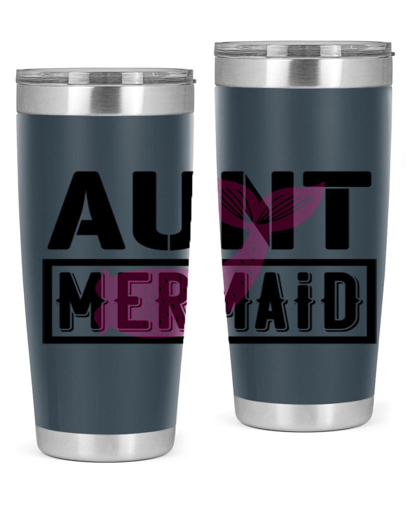 Aunt mermaid 17#- mermaid- Tumbler