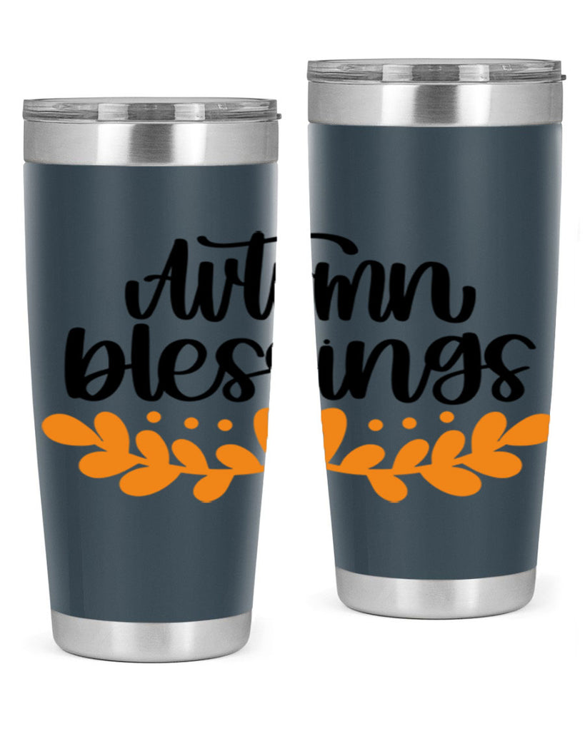 Autumn Blessings 472#- fall- Tumbler