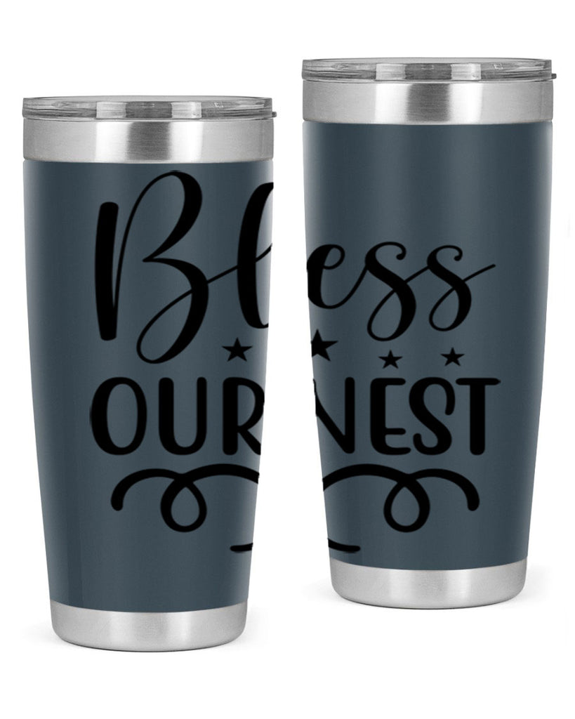 Bless Our Nest 50#- spring- Tumbler