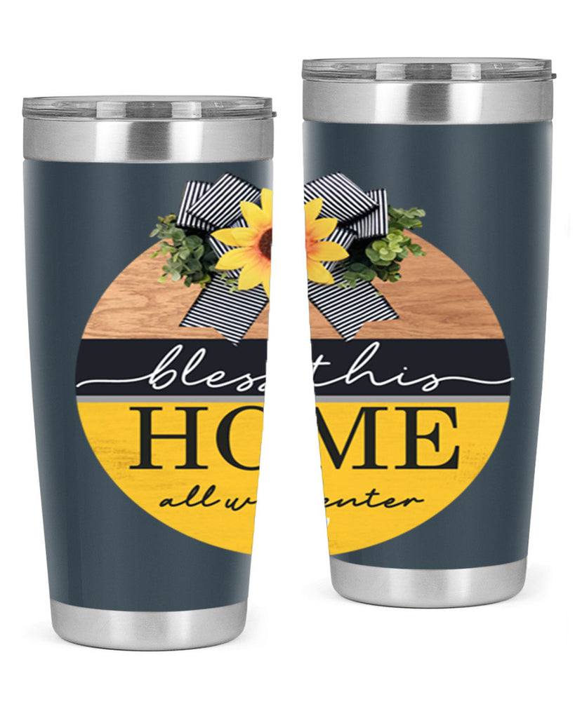 Bless this Home and all Mockup56#- spring- Tumbler