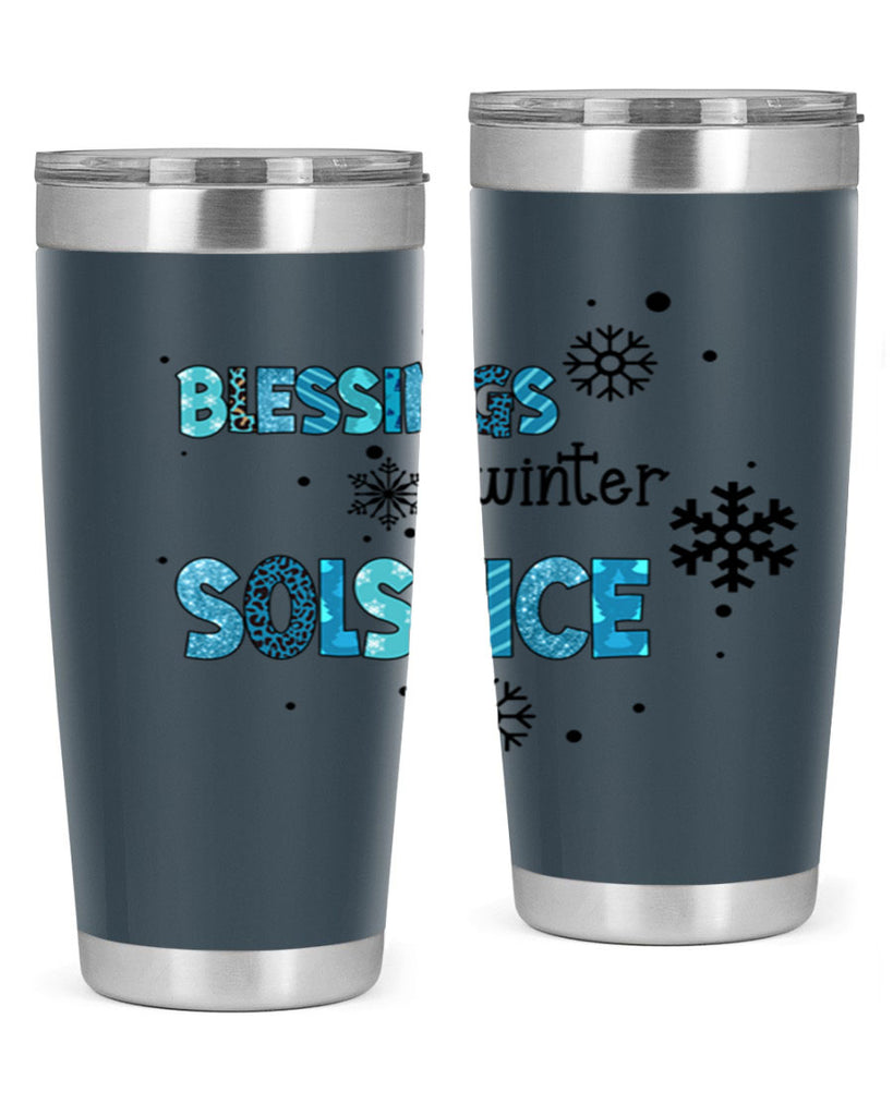 Blessings winter solstice 25#- winter- Tumbler