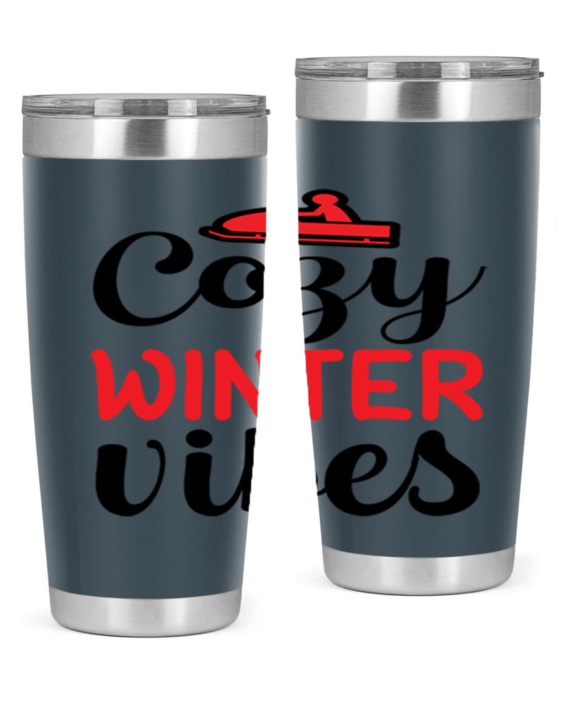 Cozy winter vibes 68#- winter- Tumbler