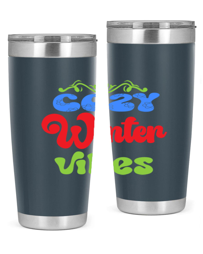 Cozy winter vibes 75#- winter- Tumbler