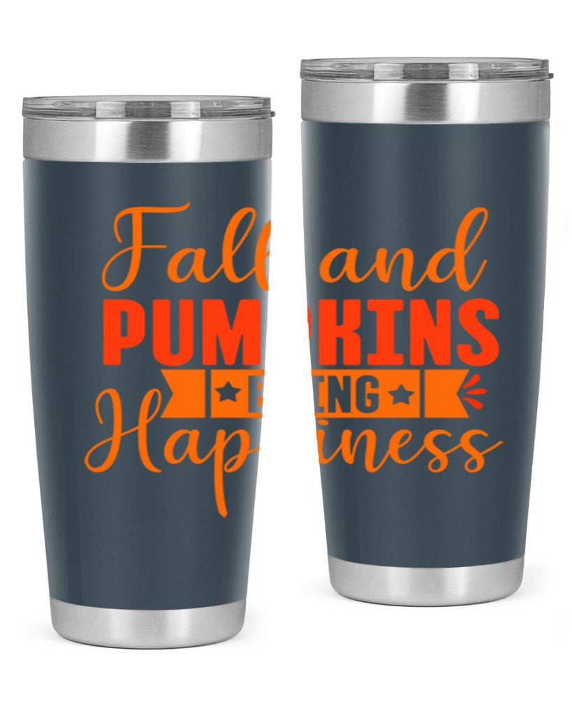 Fall And Pumpkins Bring Happiness Design 84#- fall- Tumbler