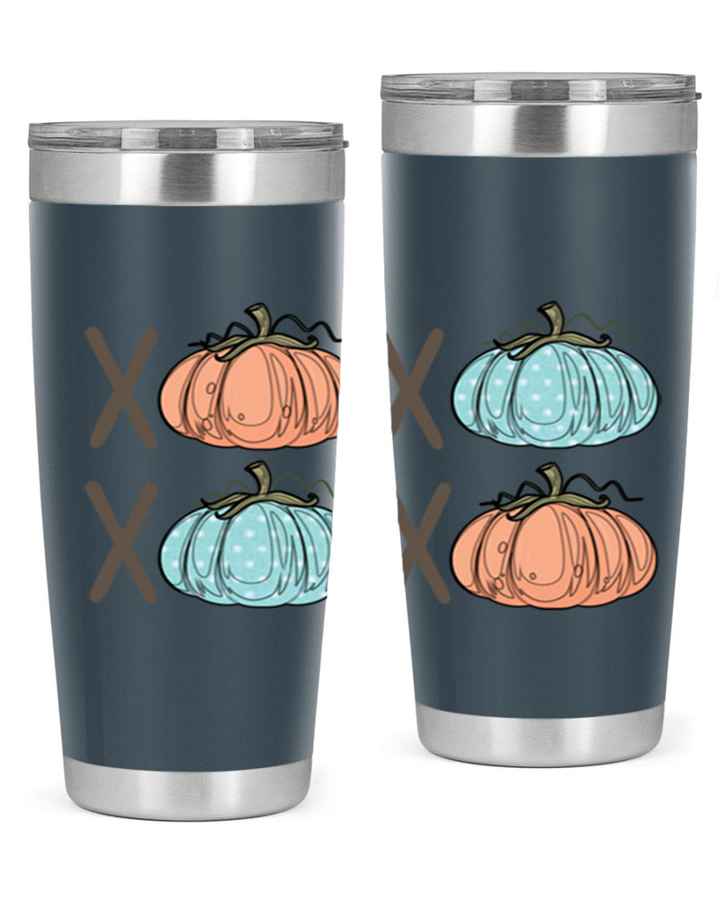 Fall Pumpkin XOXO 129#- fall- Tumbler