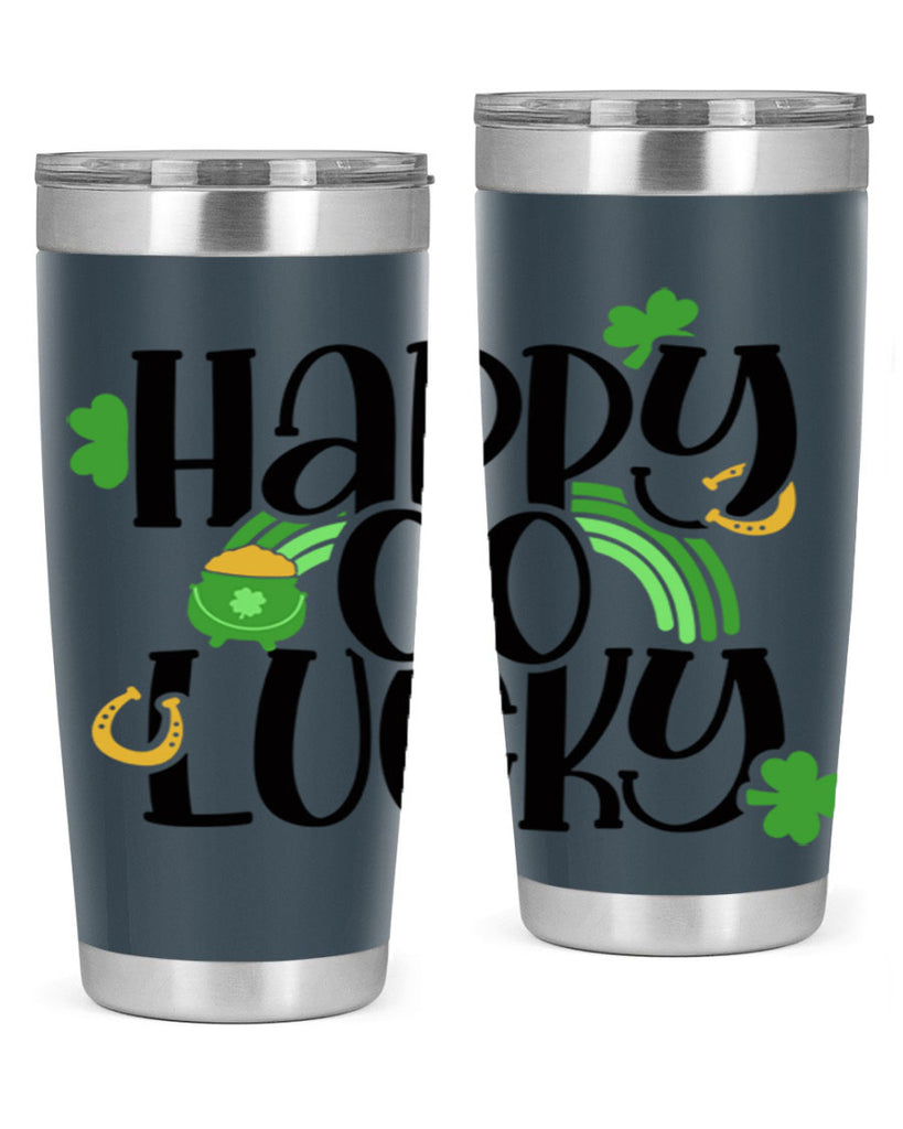 Happy Go Lucky Style 96#- St Patricks Day- Tumbler